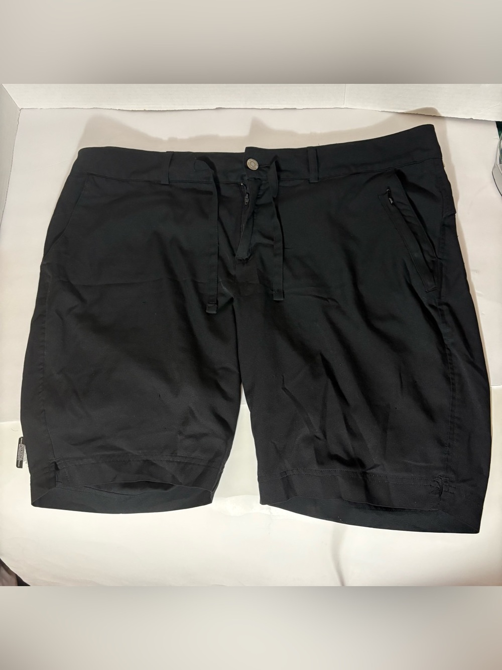 Magellan Outdoors Black Hybrid Drawstring Shorts Women’s Size XL